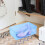 Clear Stackable Shoe Boxes with Latching Lids Blue 3