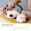 Cow-shaped glass water pitcher white 1 piece 6