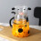 Cow-shaped glass water pitcher white 1 piece 7