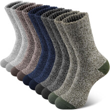 Merino Wool Socks for Men Thermal Thick 5 Pairs