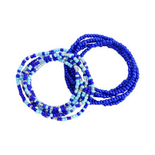 Waist Bead Chain Bohemian Navy Blue 2 pcs