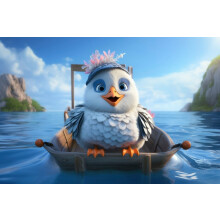 Cartoon Animated Bird Wooden Jigsaw Puzzle 1000 Pieces