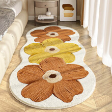 Flower Pattern Bedroom Blanket Non-Slip 15.7x47.2 Inch