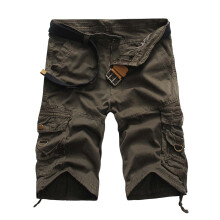 Men's Athletic Cargo Shorts Relaxed Fit Multi-Pocket