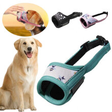 Dog Muzzle Soft Nylon Anti-Biting Barking Chewing XS Green
