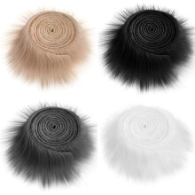 Faux Fur Ribbon Craft Trim 4 pcs 59.06 in x 1.97 in
