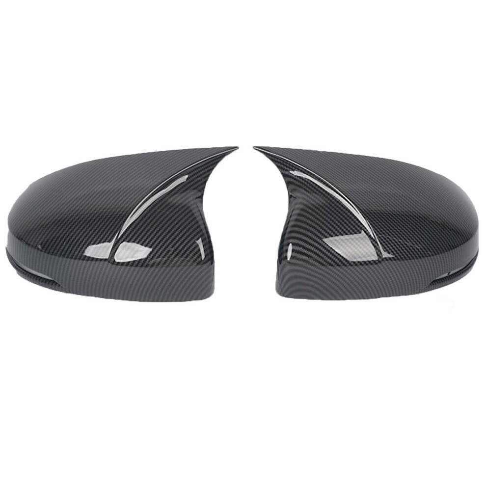 Honda Fit 2014Â2019 Rearview Mirror Covers Carbon Color Black 9085618093133