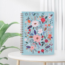 Spiral-Bound A5 Journal Notebook College Ruled Hardcover