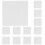 Cotton Embroidery Fabric 30x30cm Solid Color Grid 12 Pcs 1