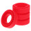 Silicone Rubber RC Car Tire Inserts Red 4-Pack 1