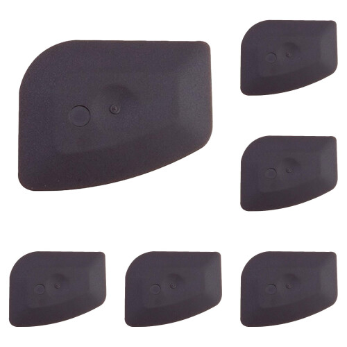 Plastic Pan Scraper Set Non-Scratch 6 PCS