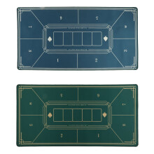 Poker Mat 40x20 Inch for 6 Players Texas Hold'em
