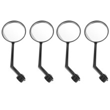 Cycling Rear View Mirror Convex Black 4 pcs