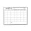 Magnetic Fridge Calendar Board Clear Acrylic Weekly 1