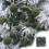 Flocked Christmas Ornaments Green 24 Pack 1