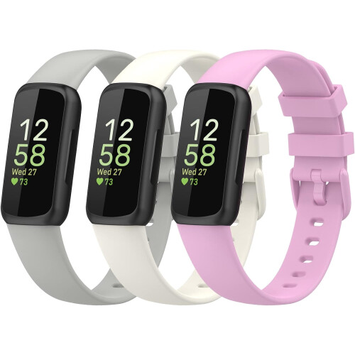 Fitbit Inspire 3 Replacement Band Silicone Wristband S/L