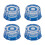 Guitar Knobs Blue 6mm Shaft 4 Pieces 1