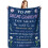 Knitted Polyester Throw Blanket 65x80 inches Floral 1