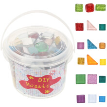 Multi Colored Glass Mosaic Kit for DIY Home Decor