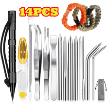 Paracord Tools Set Stainless Steel 14 Pcs