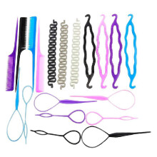 Hair Bun Shaper Set Styling Kit 19 pcs