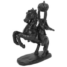 Headless Horseman Statue Pumpkin Horror Halloween Decor
