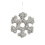 Christmas Decoration Ornaments Silver 12 pcs 1