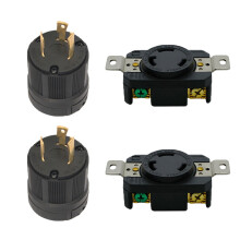 30A 250V NEMA L6-30P/L6-30R Twist Lock Plug and Receptacle