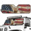 Deer American Flag Windshield Sun Shade for Jeep Wrangler 2