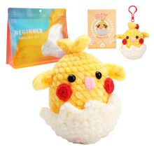 Karymi Crochet Doll Kit with Video Tutorial, Yarn and Hook