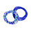 Waist Bead Chain Bohemian Navy Blue 2 pcs 5