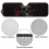 Rose Skull Windshield Sunshade UV Heat Protection for Jeep 5