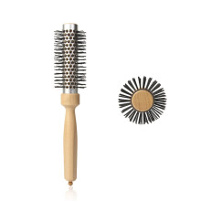 Round Metal Hairbrush for Blow Drying Long Hair
