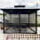 Mosquito Netting for Gazebo Patio 4-Panel Black 5