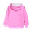 Giacca con cappuccio e cerniera per bambina, rosa, 4-5 anni 4