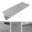 Tile Trowel Blade Square Notch 400x110x0.7 mm 7