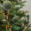 Flocked Christmas Ornaments Green 24 Pack 8