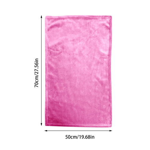 Flannel Velvet Blanket 55x75 cm Solid Color Soft Cozy 2