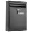 Wall-Mounted Locking Mailbox with Post and 2 Keys 8