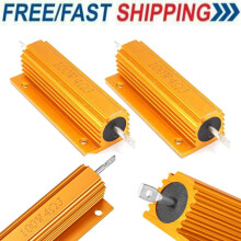 Wirewound Resistor 4 Ohm 100W Aluminum Case 2 or 4 Pcs