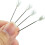 Teardrop Pearl Sewing Pins Silver 100PCS 2 inch 3