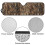 Foldable Windshield Sun Shade Duck Camo for Jeep Wrangler 6