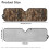 Foldable Windshield Sun Shade Duck Camo for Jeep Wrangler 7