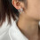 Gold Silver Bow Stud Earrings for Women Sensitive Ears 2
