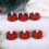Glitter LED Tea Lights Gold Warm White 6 Pcs 4