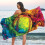 Stylish Creative Baseball Beach Towel 1 Piece 5