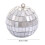 Silver Hanging Mirror Disco Ball 1.18 Inch Shatterproof 4