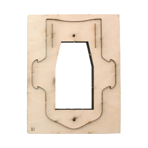 Leather Cutting Die for Wallet and Coin Purse Template 1