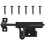 Heavy Duty Slide Bolt Lock Black for Iron Gates Doors Sheds 4