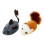HIABIO Interactive Cat Toy Electric Mouse Teaser 1 Pack 2